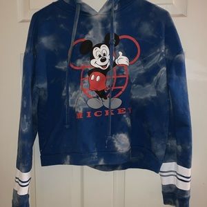 Mickey crop hoodie